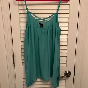 Torrid Size 1 cami in aqua